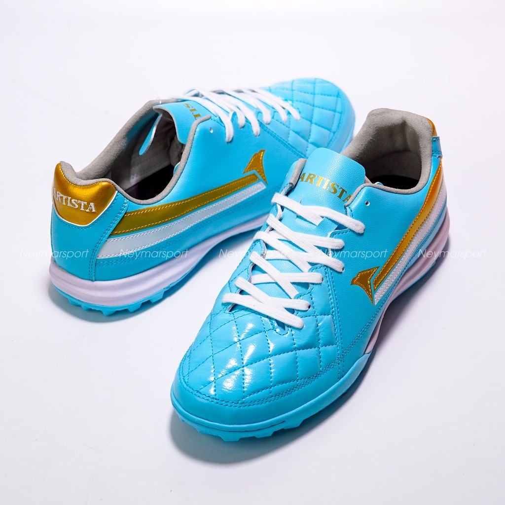 Giày đá bóng cỏ nhân tạo Kamito Artista KL TF - Sky Blue/White/Gold