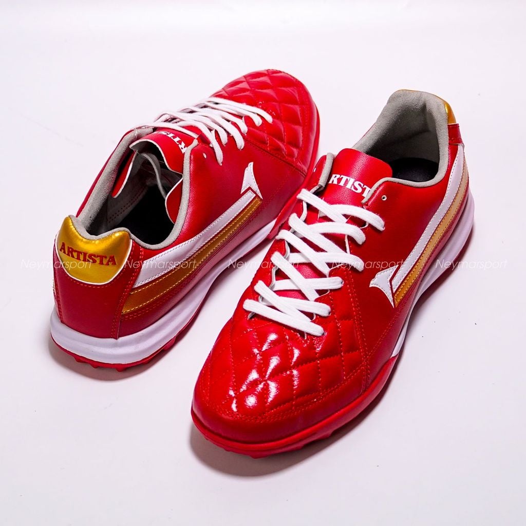 Giày đá bóng cỏ nhân tạo Kamito Artista KL TF - Dark Red/White/Gold