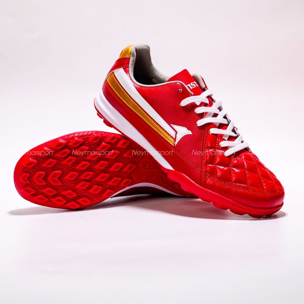 Giày đá bóng cỏ nhân tạo Kamito Artista KL TF - Dark Red/White/Gold