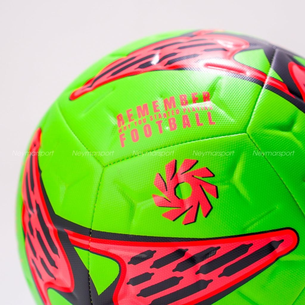 Quả bóng đá Nike Football Academy Erling Haaland Personal Edition - Green Strike/Flash Crimson/Black IR4337-398