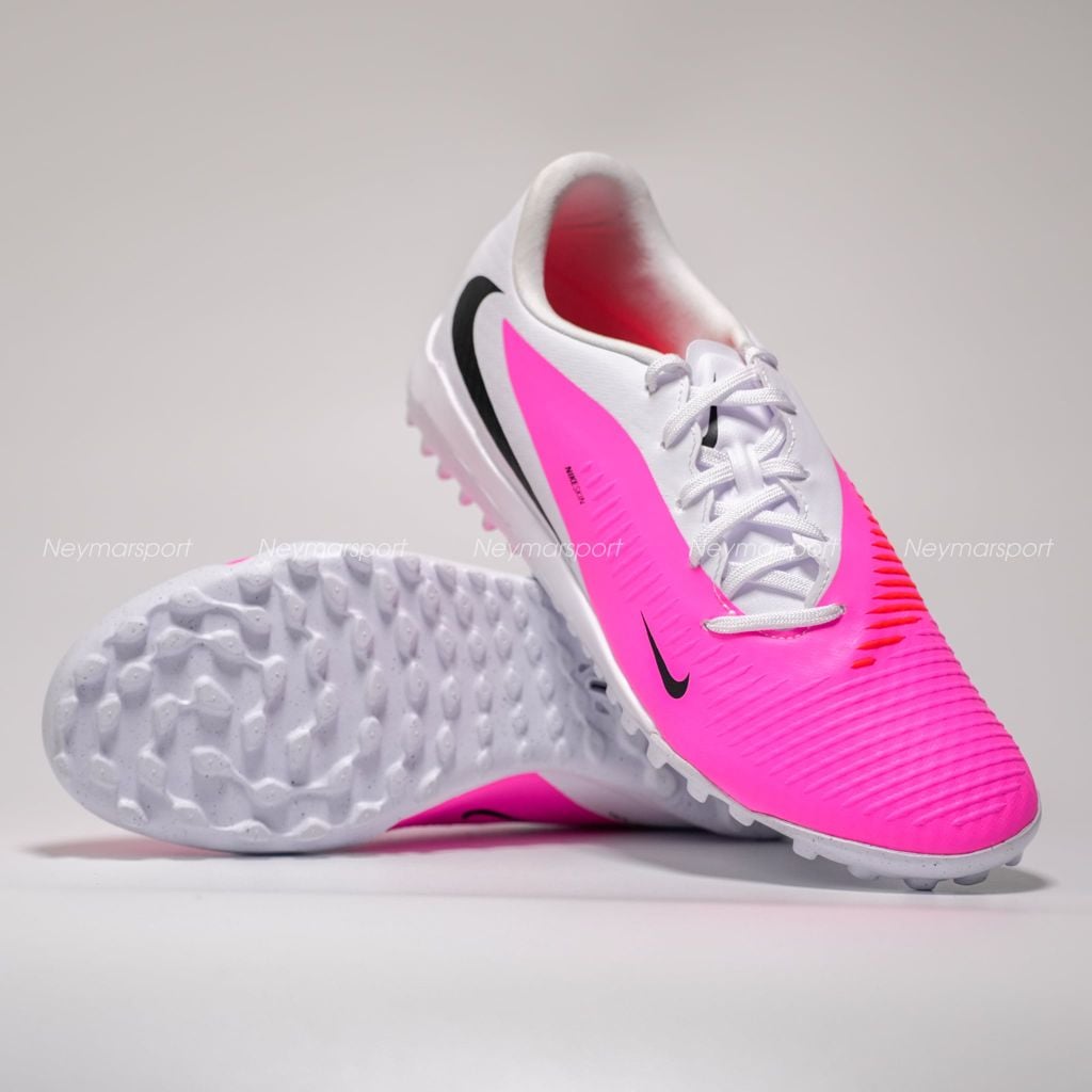 Giày đá bóng cỏ nhân tạo Nike Phantom 6 Academy Low Cut TF Breakout - Pink/White/Black IQ2399-900