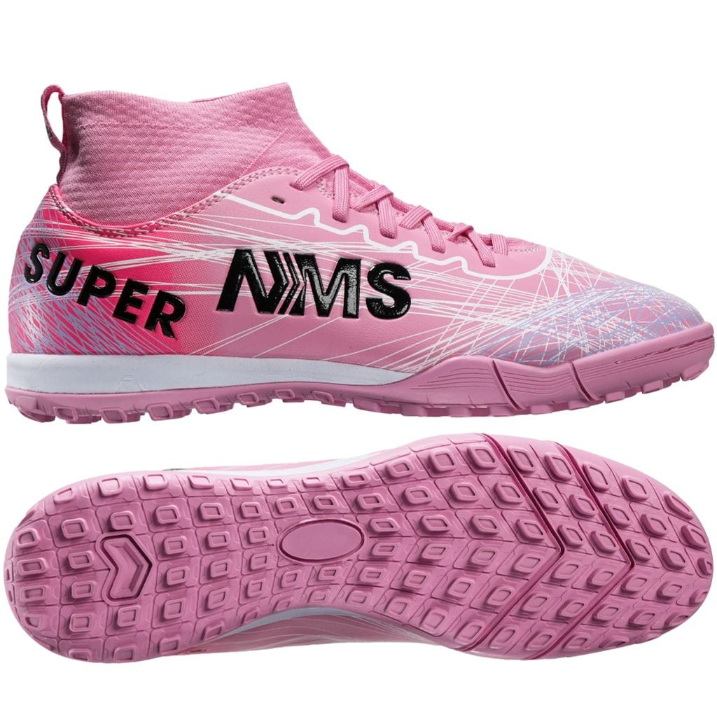 Giày đá bóng cỏ nhân tạo NMS SUPER SPIDER 2.0 TF - Clear Pink/Black SUSPI2200