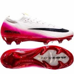 Giày đá bóng cỏ tự nhiên Nike Air Zoom Mercurial Vapor 16 Elite FG Fear Nothing - White/University Red/Dark Obsidian HJ7325-600