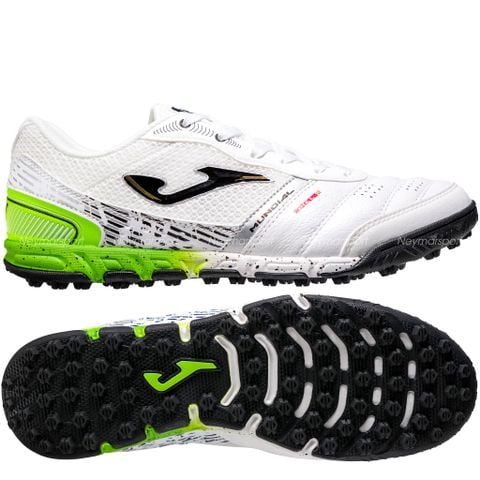 Giày đá bóng Cỏ nhân tạo Joma Mundial 2632 TF - White/Black/Neon MUNW2632TF