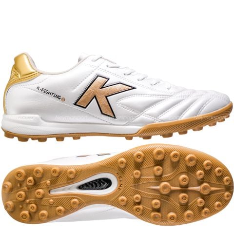 Giày đá bóng cỏ nhân tạo Kelme K-Fighting - White/Golden 8621ZX1474-123