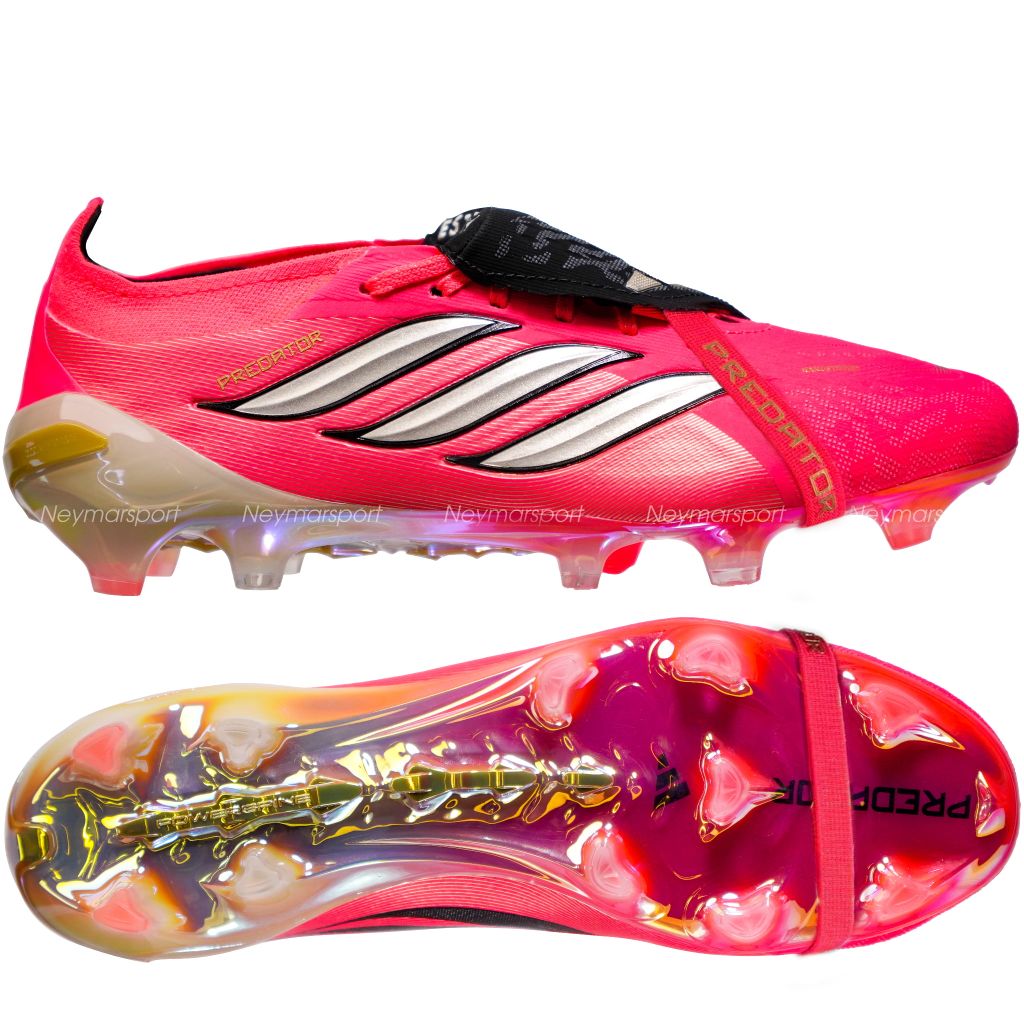 Giày đá bóng sân cỏ tự nhiên adidas Predator Elite Fold-over Tongue FG Road to Glory - Solar Turbo/Thermal Chrome/Core Black JP6237