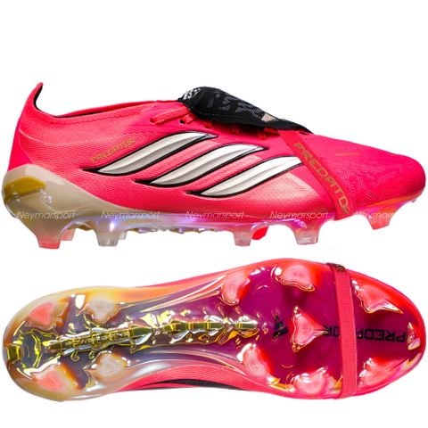 Giày đá bóng sân cỏ tự nhiên adidas Predator Elite Fold-over Tongue FG Road to Glory - Solar Turbo/Thermal Chrome/Core Black JP6237