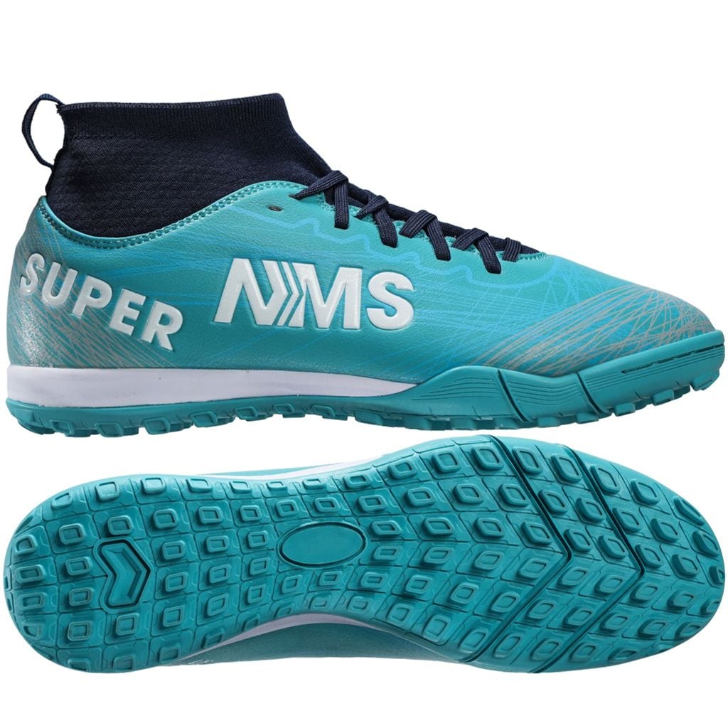 Giày đá bóng cỏ nhân tạo NMS SUPER SPIDER 2.0 TF - Gamma Blue/White SUSPI2400