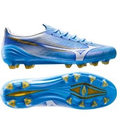 Giày đá bóng cỏ tự nhiên Mizuno Alpha III MADE IN JAPAN FG Unity Sky - Blue/White P1GA266025