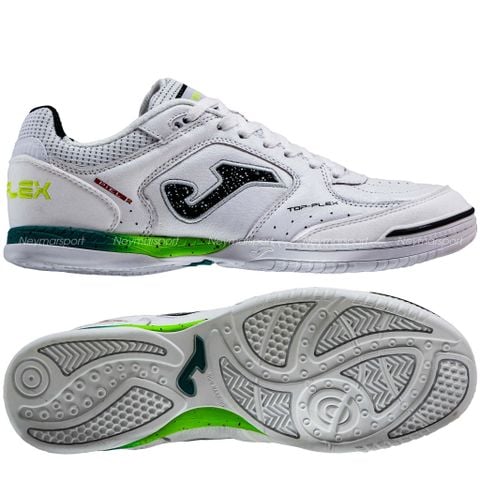 Giày đá bóng Futsal JOMA Top Flex 2502 - White Indoor TOPS2502IN
