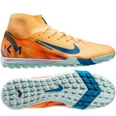 Giày đá bóng cỏ nhân tạo Nike Air Zoom Mercurial Superfly 10 Academy TF Mbappé Personal Edition - Melon Tint/Neo Turquoise/Igloo FQ8333-801