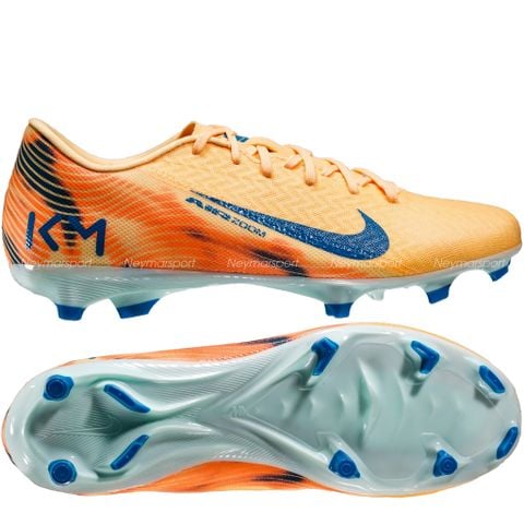 Giày đá bóng cỏ tự nhiên Nike Air Zoom Mercurial Vapor 16 Academy MG Mbappé Personal Edition - Melon Tint/Neo Turquoise/Igloo FQ8377-801