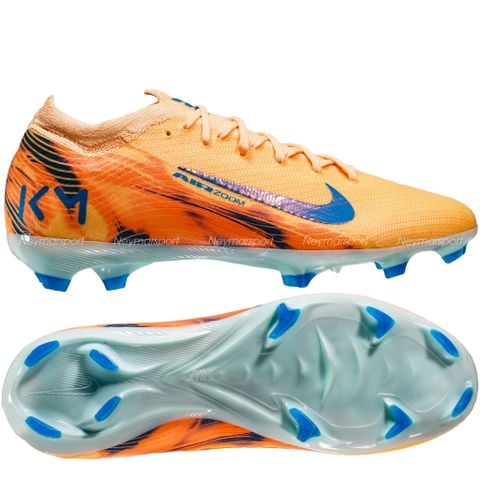 Giày cỏ tự nhiên Nike Air Zoom Mercurial Vapor 16 Pro FG Mbappé Personal Edition - Melon Tint/Neo Turquoise/Igloo FQ8689-801