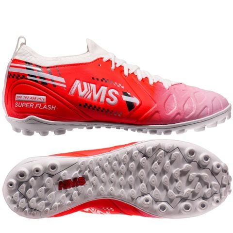 Giày đá bóng cỏ nhân tạo NMS SUPER FLASH TF - Red/White