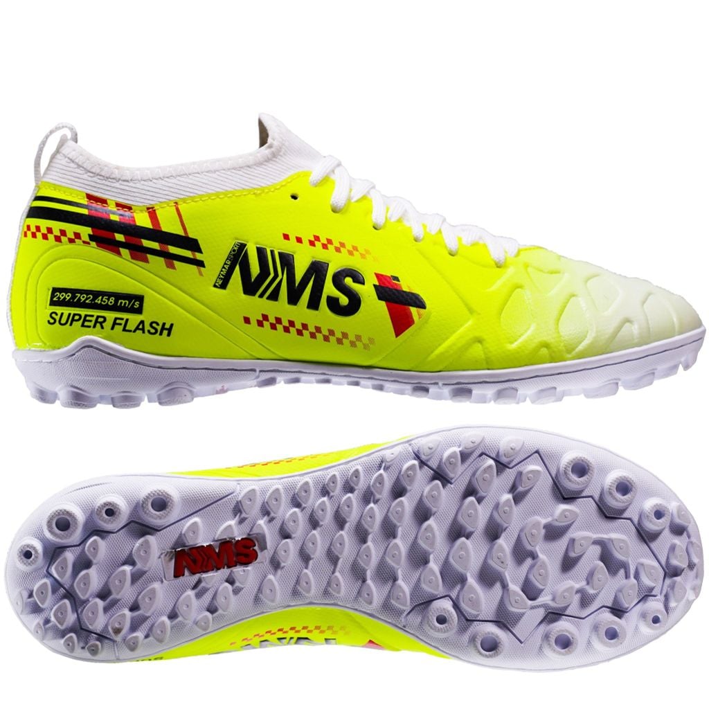 Giày đá bóng cỏ nhân tạo NMS SUPER FLASH TF - Neon Green/Red