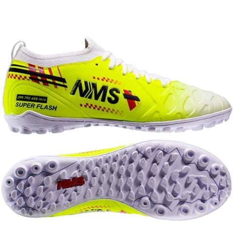 Giày đá bóng cỏ nhân tạo NMS SUPER FLASH TF - Neon Green/Red