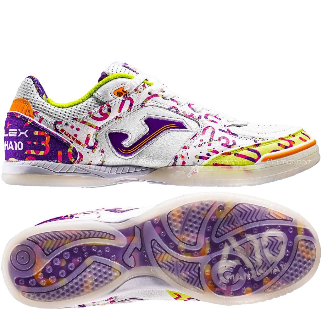 Giày đá bóng Futsal Joma Top Flex Amandinha 2572 Limited Edition IN -White TOPW2572IN