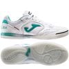 Giày đá bóng Futsal Joma Top Flex 2502 - White/Turquoise - TOPW2502IN