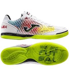 Giày đá bóng Futsal JOMA Top Flex 2576 - White/Yellow/Red TOPW2576IN