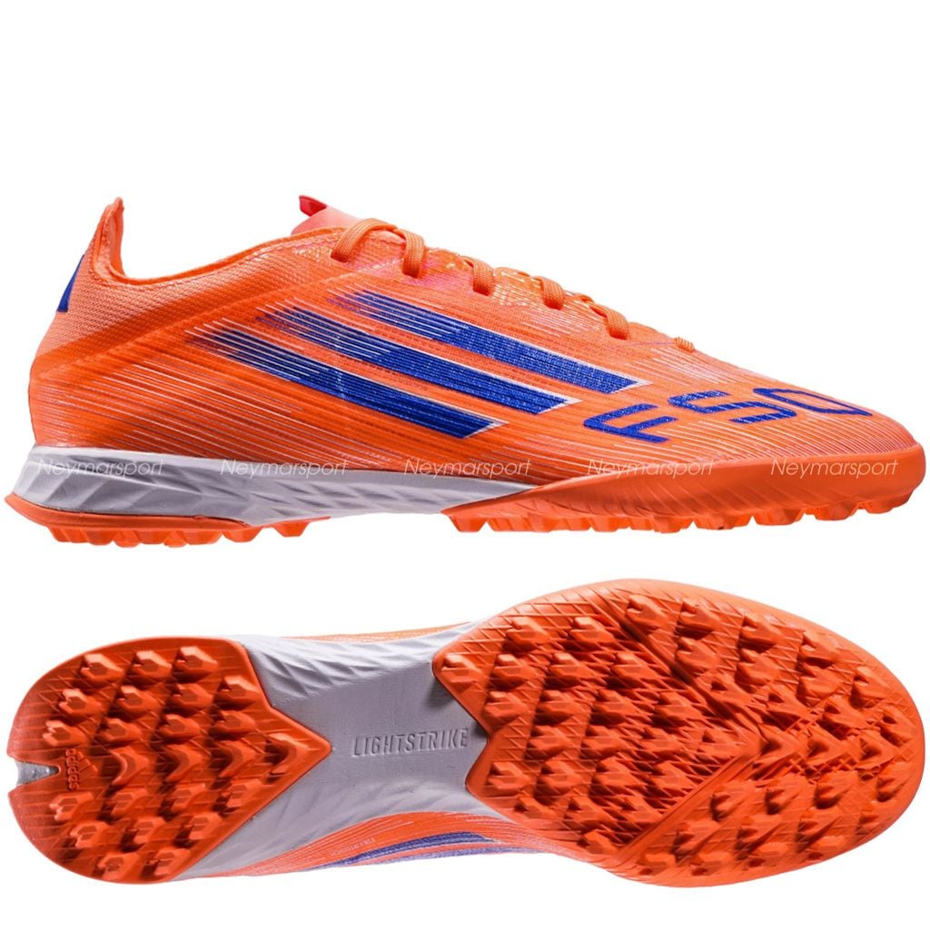 Giày đá bóng cỏ nhân tạo adidas F50 Pro TF Coral Blaze - Beam Orange/Lucid Blue/Footwear White JH7664