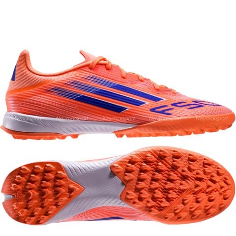 Giày đá bóng cỏ nhân tạo adidas F50 League TF Coral Blaze - Beam Orange/Lucid Blue/Footwear White JH7723
