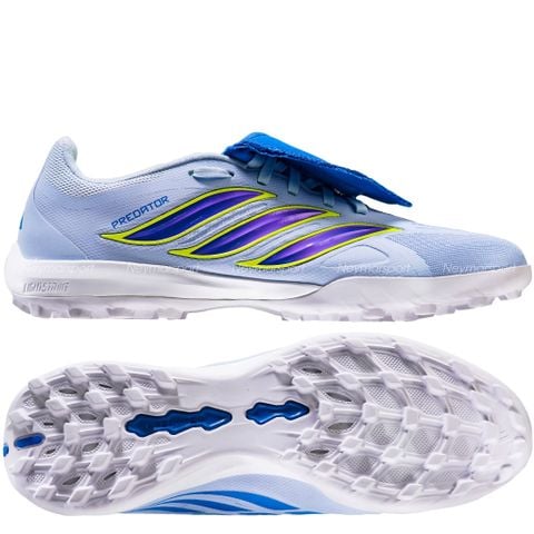 Giày đá bóng cỏ nhân tạo adidas Predator League Fold-over Tongue TF Ice Cold Precision - Crystal Sky/ Ray Blue JR7874