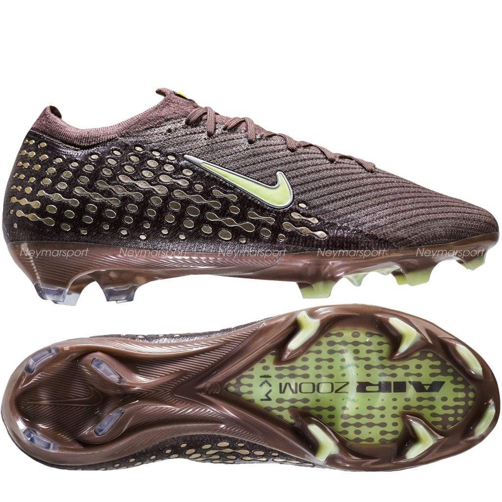 Giày đá bóng cỏ tự nhiên Nike Air Zoom Mercurial Vapor 16 Elite FG Mbappé Personal Edition - Plum Eclipse/Metallic Silver FQ8683-200