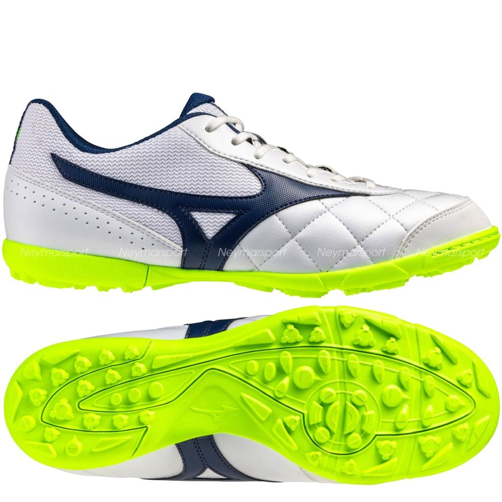 Giày đá bóng cỏ nhân tạo Mizuno Morelia Sala Club TF - White/Estate Blue Q1GB261630
