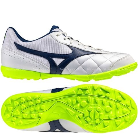 Giày đá bóng cỏ nhân tạo Mizuno Morelia Sala Club TF - White/Estate Blue Q1GB261630