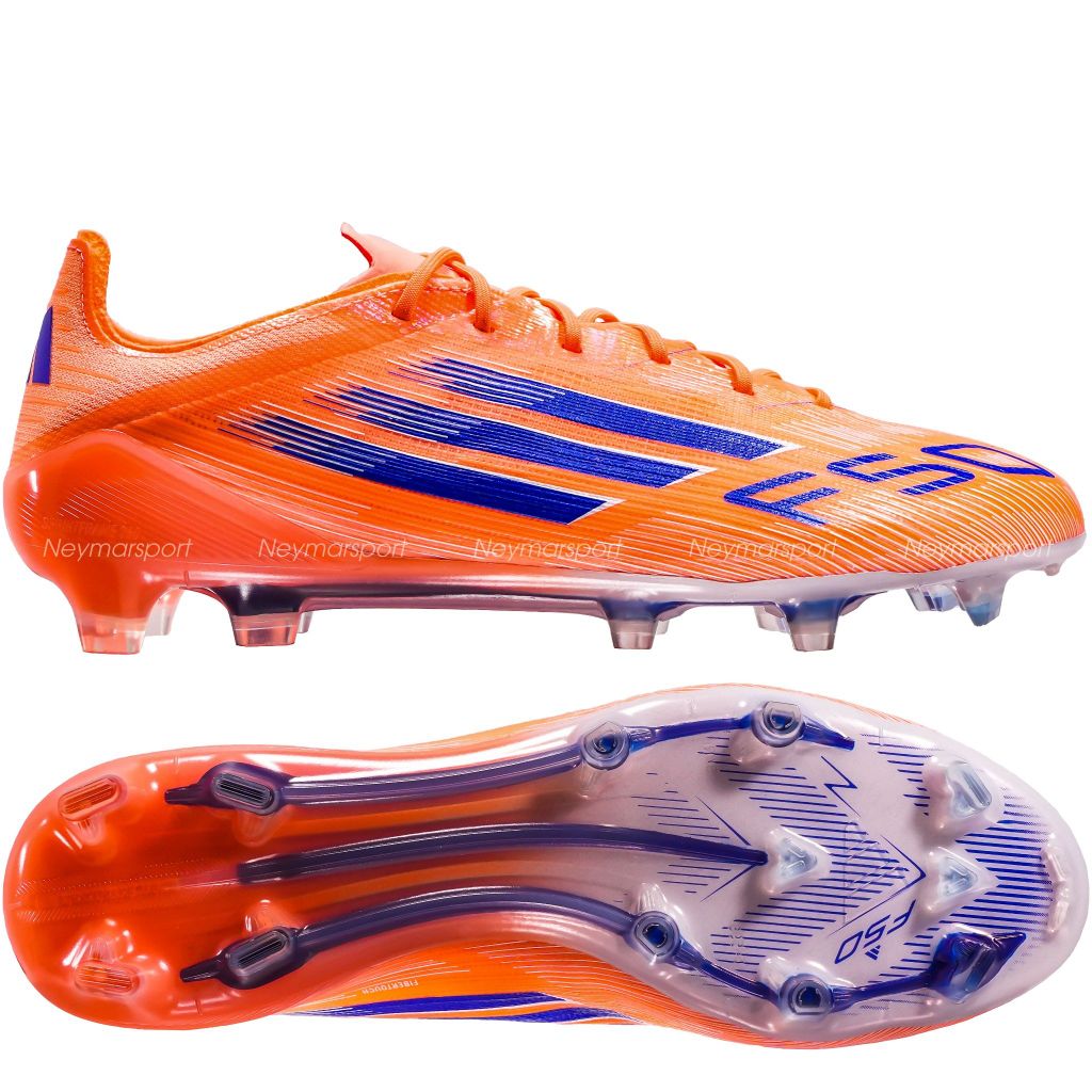 Giày đá bóng cỏ tự nhiên adidas F50 Elite FG Coral Blaze - Beam Orange/Lucid Blue/Footwear White JH7618