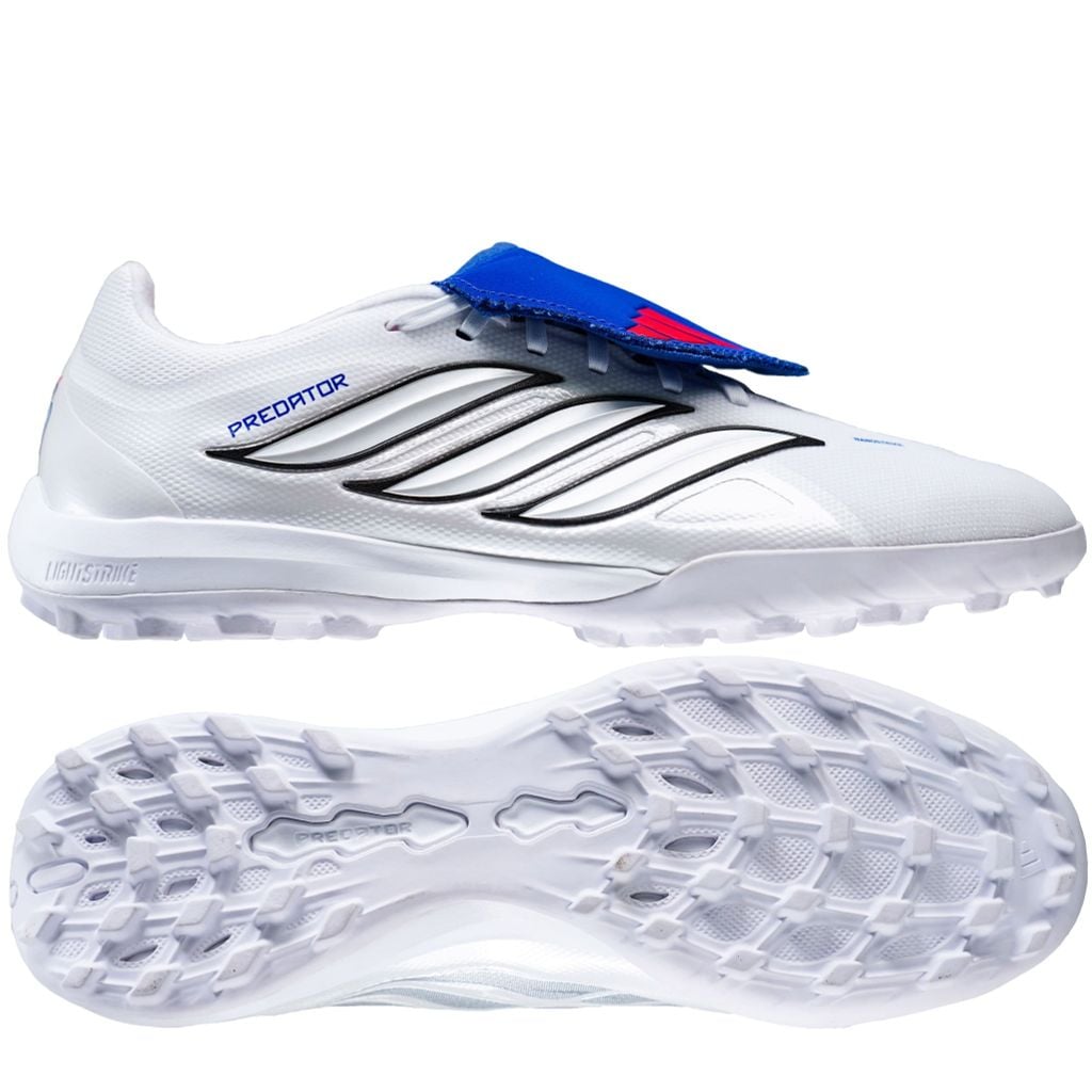 Giày đá bóng cỏ nhân tạo adidas Predator League Fold-over Tongue TF Jude Bellingham - White/Sliver JS4853