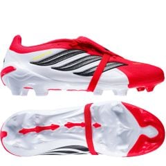 Giày đá bóng cỏ tự nhiên adidas Predator League Fold-over Tongue FG Born For Goals - Lucid Red/Core Black/Footwear White JS0422
