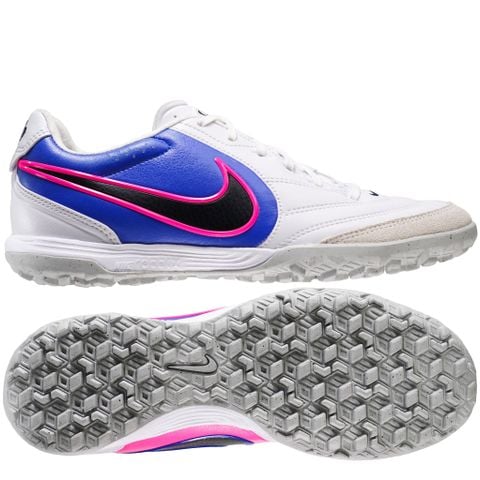 Giày đá bóng cỏ nhân tạo Nike Tiempo Ligera Pro TF Attack - White/Black/Racer Blue/Pink Blast IB4477-146