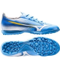 Giày đá bóng cỏ nhân tạo Mizuno Alpha III Select AS TF - Blue/White P1GD266525