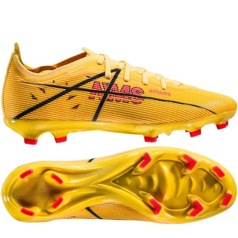 Giày đá bóng cỏ tự nhiên NMS ATTACK FG - Cyber Yellow/Red