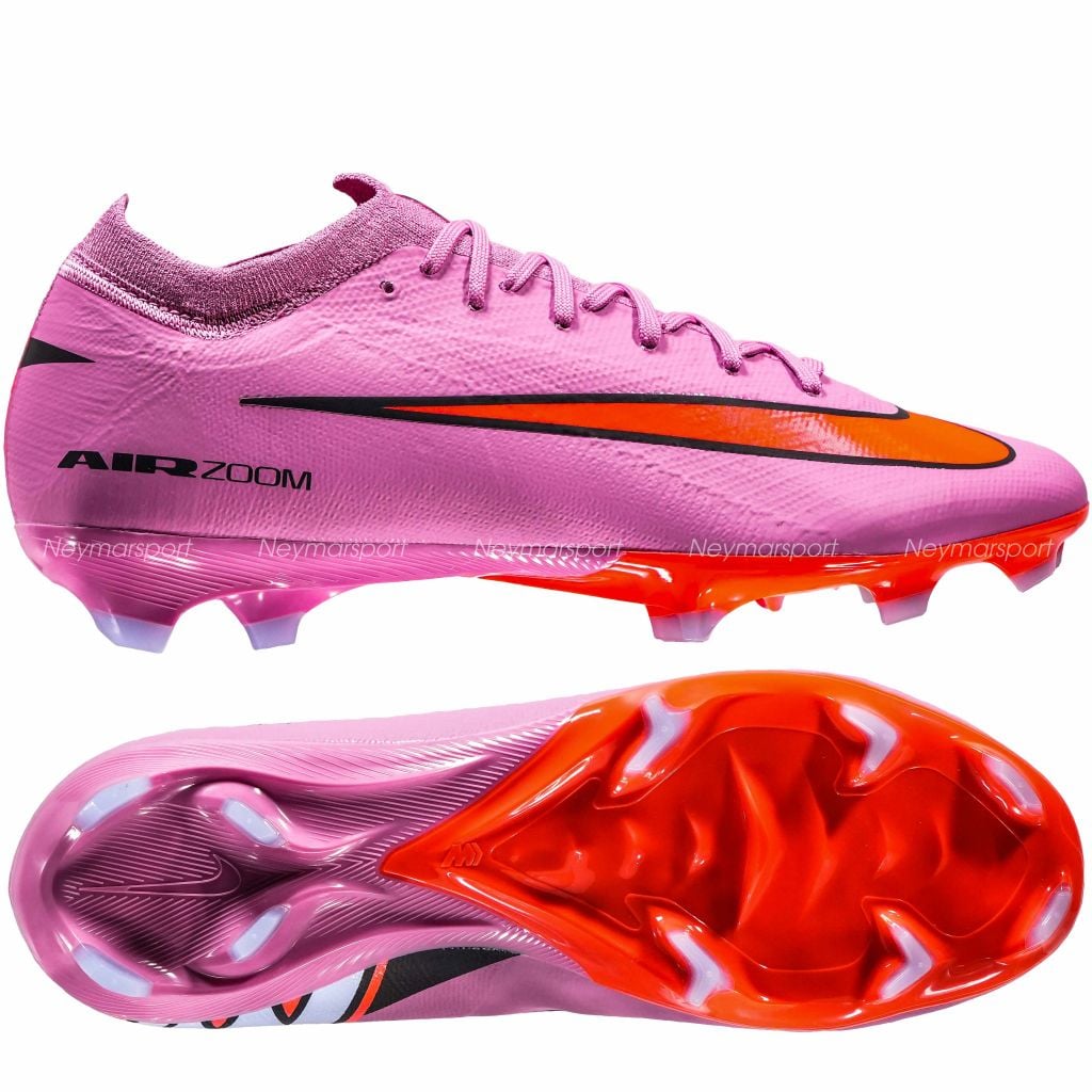 Giày đá bóng cỏ tự nhiên Nike Air Zoom Mercurial Vapor 16 Pro FG Scary Good - Magic Flamingo/Black/Total Crimson FQ8685-600