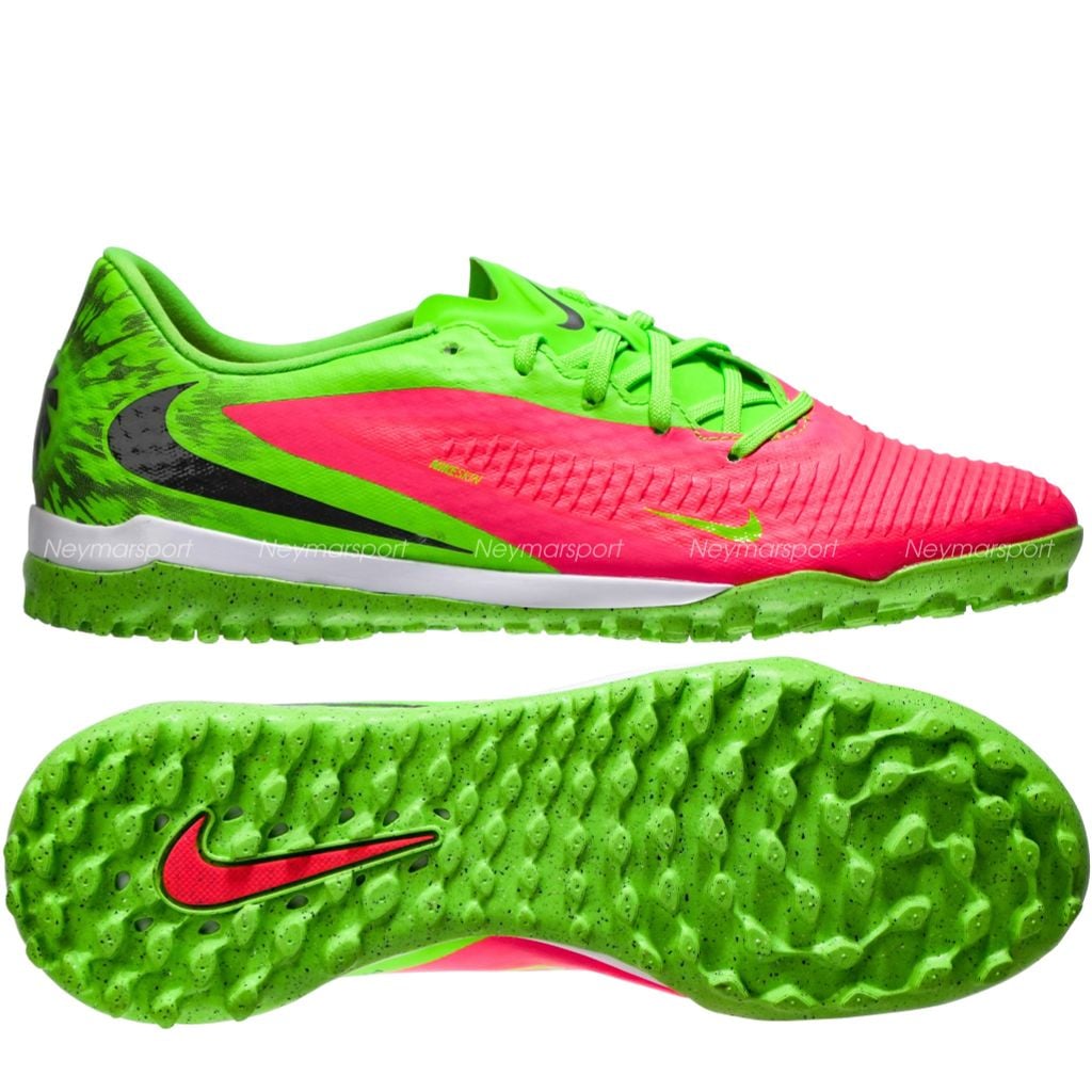 Giày đá bóng cỏ nhân tạo Nike Phantom 6 Academy Low Cut TF Erling Haaland Personal Edition - Hot Punch/Black/Green Strike HQ2326-603