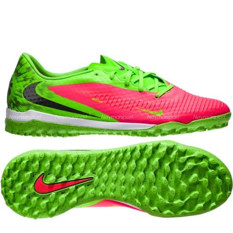 Giày đá bóng cỏ nhân tạo Nike Phantom 6 Academy Low Cut TF Erling Haaland Personal Edition - Hot Punch/Black/Green Strike HQ2326-603