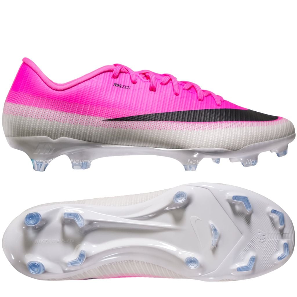 Giày bóng đá cỏ tự nhiên Nike Mercurial Vapor 17 Academy FG/MG Breakout - Pink/White/Black IO8228-900