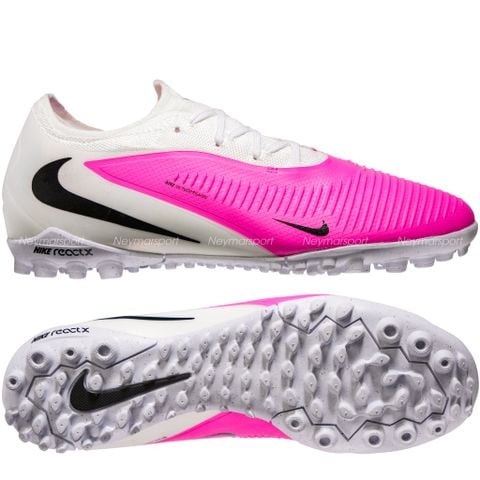 Giày đá bóng cỏ nhân tạo Nike Phantom 6 Pro Low Cut TF Breakout - Pink/White/Black IQ2155-900