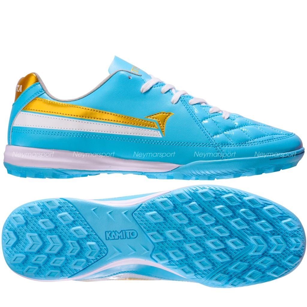 Giày đá bóng cỏ nhân tạo Kamito Artista KL TF - Sky Blue/White/Gold