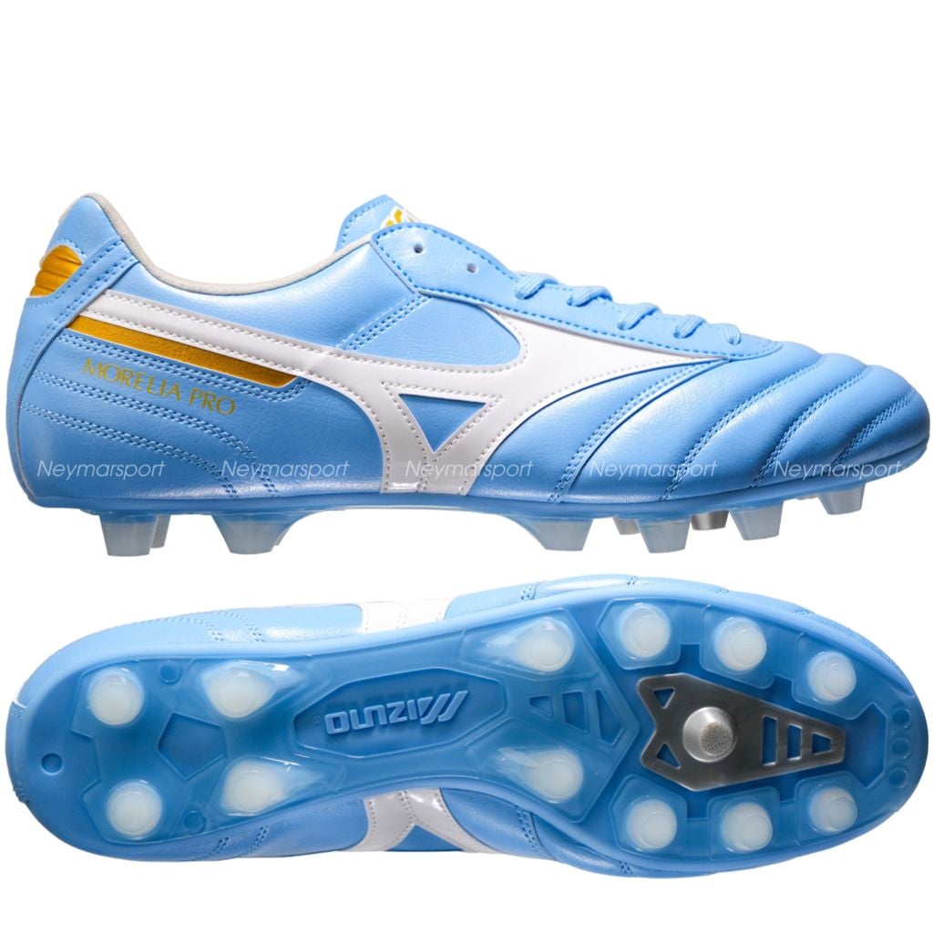 Giày đá bóng cỏ tự nhiên Mizuno Morelia II Pro FG Unity Sky - Sky Blue/White P1GA260625