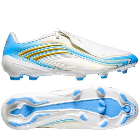 Giày đá bóng cỏ tự nhiên adidas F50 Messi League FG El Ultimo Tango - Ivory/Semi Blue Burst/Icey Blue IH1902