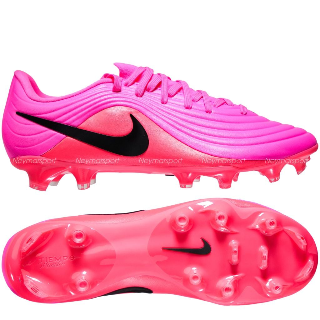 Giày đá bóng cỏ tự nhiên Nike Tiempo Maestro Academy MG Breakout - Pink/Black IQ2385-901