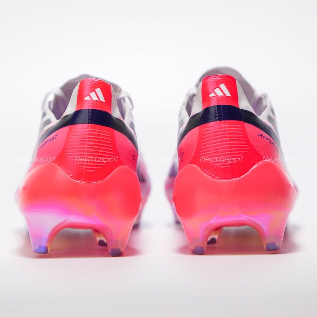 Giày đá bóng cỏ tự nhiên Adidas F50 Hyperfast Elite FG Chaos vs Control - Footwear white/Solar Purple/Solar Turbo KJ3432