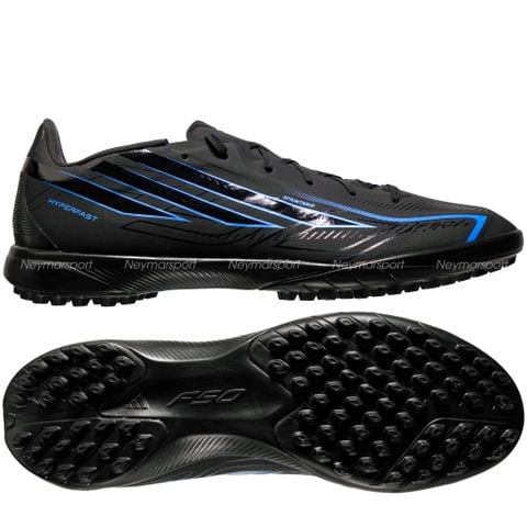 Giày đá bóng cỏ nhân tạo adidas F50 Hyperfast League TF Immortal DNA - Black/Dark Blue KJ3436