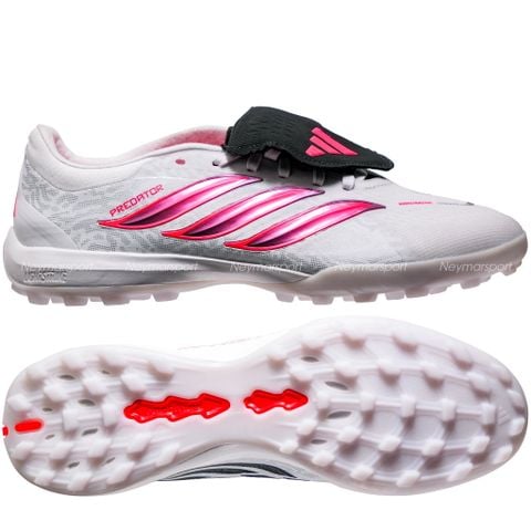 Giày đá bóng cỏ nhân tạo adidas Predator Pro Fold-over Tongue TF Chaos vs Control - Footwear White/Solar Turbo/Core black IH7218