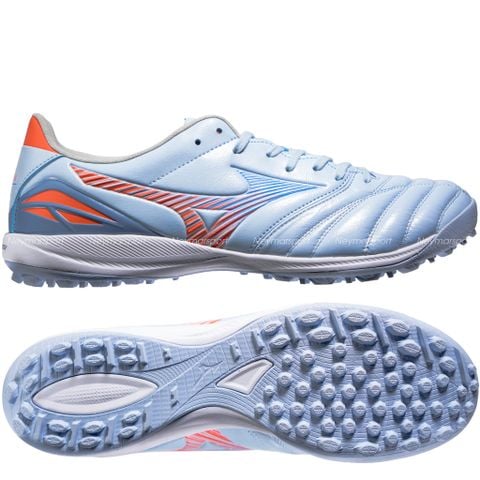 Giày đá bóng cỏ nhân tạo Mizuno Morelia Neo V Pro TF Serene Spark - Blue Finch/Cornflower Blue/Lava Orange P1GD268422