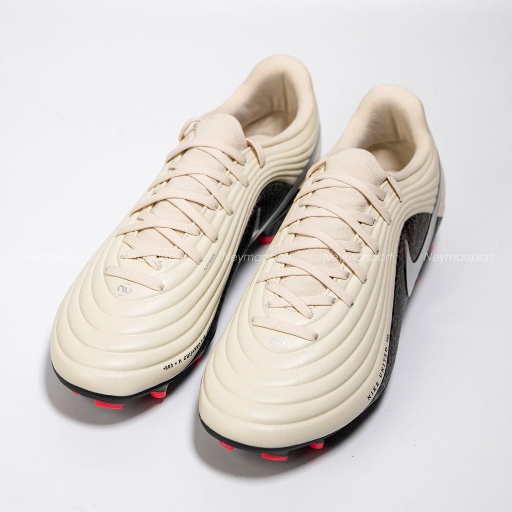 Giày đá bóng cỏ tự nhiên Nike Tiempo Maestro Academy MG United - Fossil/Metallic Silver/Burgundy Crush IO8461-201