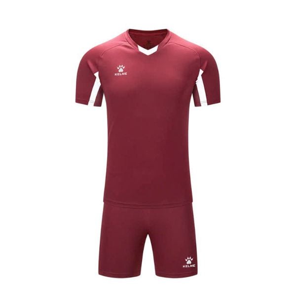Bộ quần áo bóng đá chính hãng Kelme - Wine Red/White 7351ZB1129-691